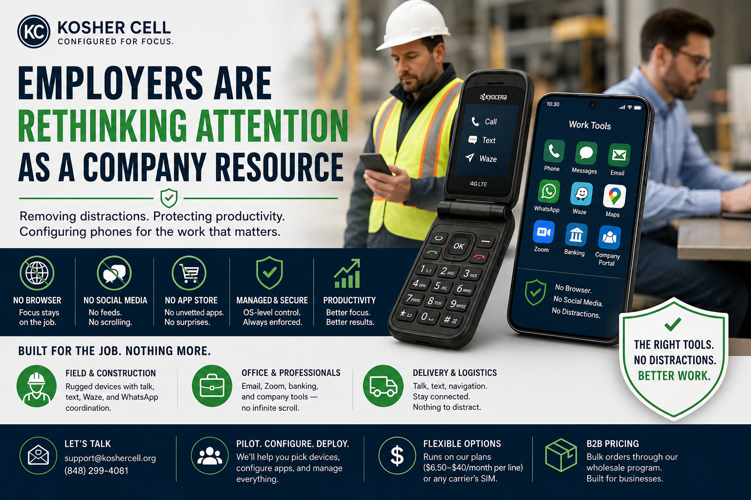 Why Companies Are Issuing Distraction-Free Work Phones